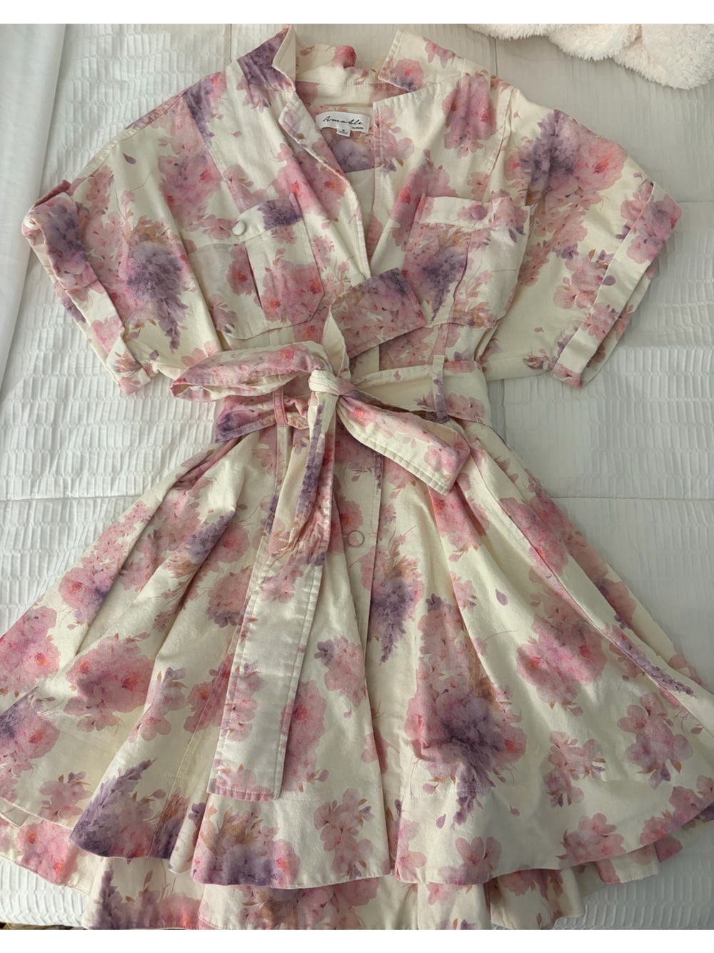 Belted boutique dress